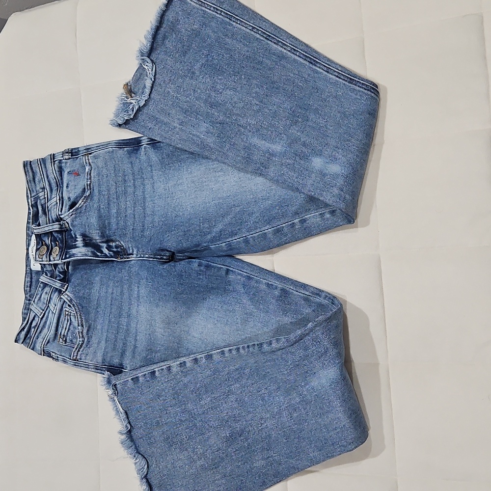 Flying Monkey Light Blue Wide Leg Flare Jeans